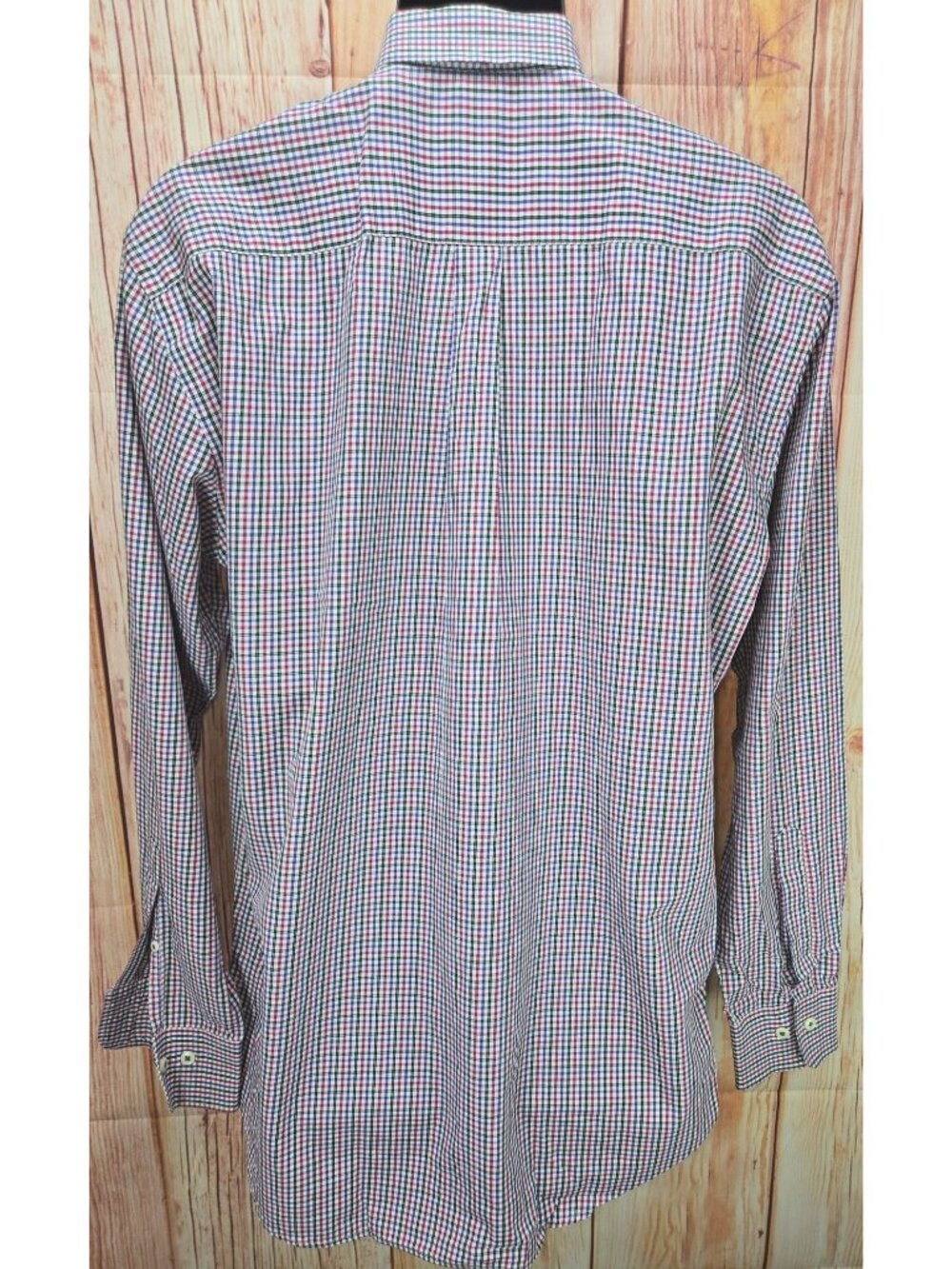 Peter Millar Mens Check Long Sleeve Shirt Large - Picture 3 of 6